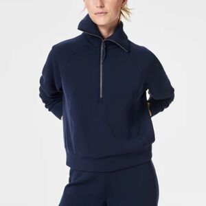 SPANX
Women's Spanx AirEssentials 1/2 Zip Pullover, Timeless Navy 2X